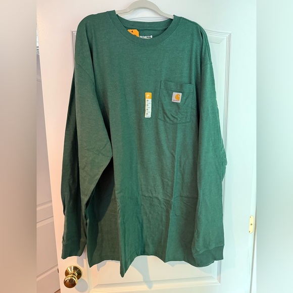Carhartt 3x Tall Men’s Long Sleeve Shirt NWT - Picture 1 of 4